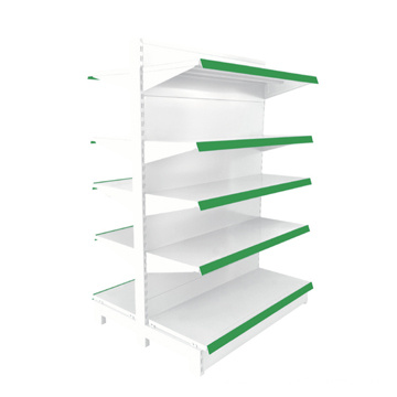 Selling Good surface electronic spray shop shelving,metal shelving gondola,metal white gondola